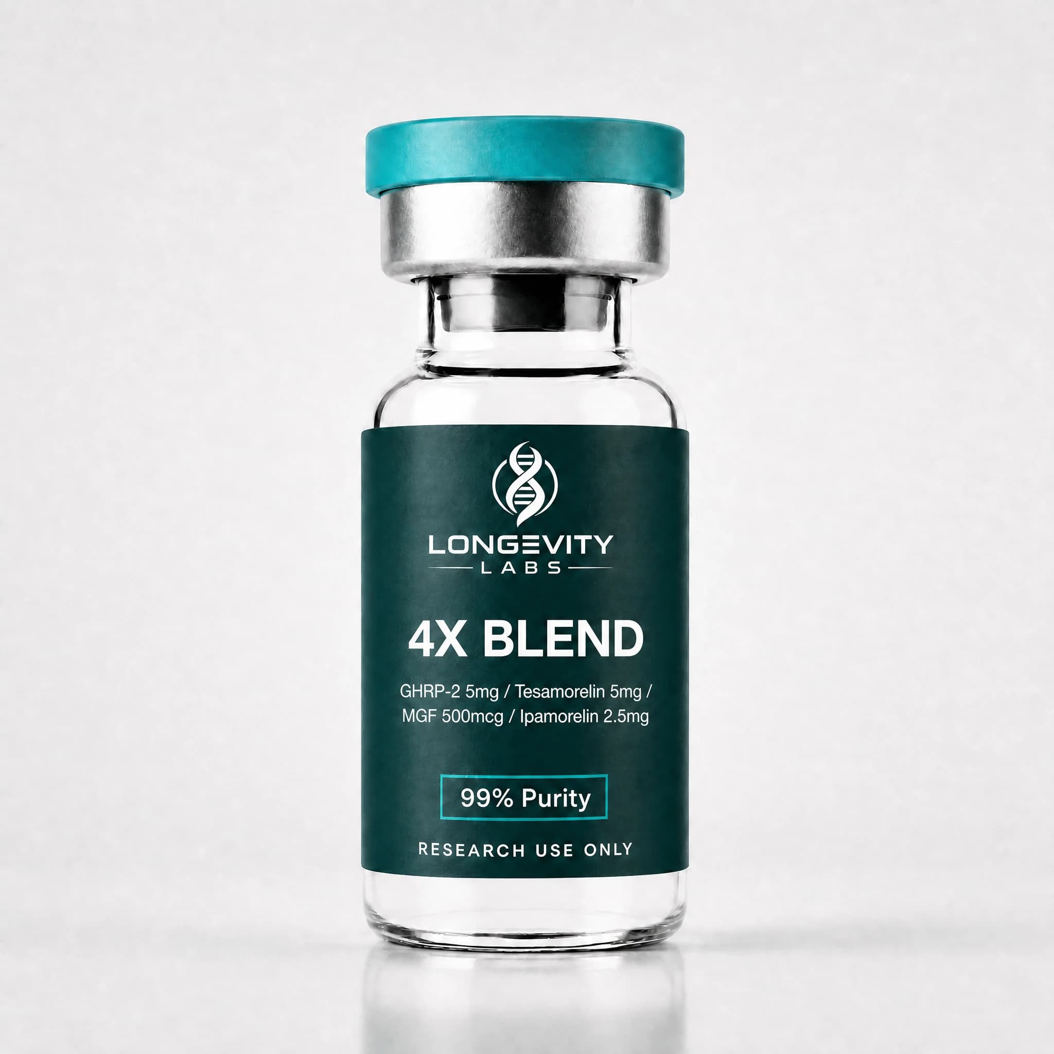 4X Blend GHRP-2 + Tesamorelin + MGF + Ipamorelin