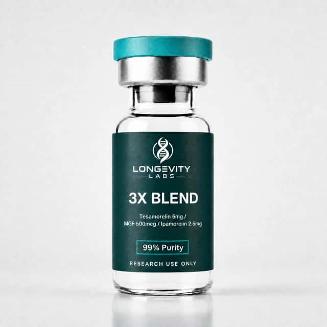 3X Blend Tesamorelin + MGF + Ipamorelin